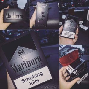 marlboro premium black đen