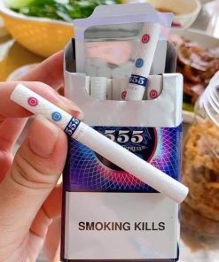 Thuốc Lá 555 Sphere Velvety Dâu Bạc Hà