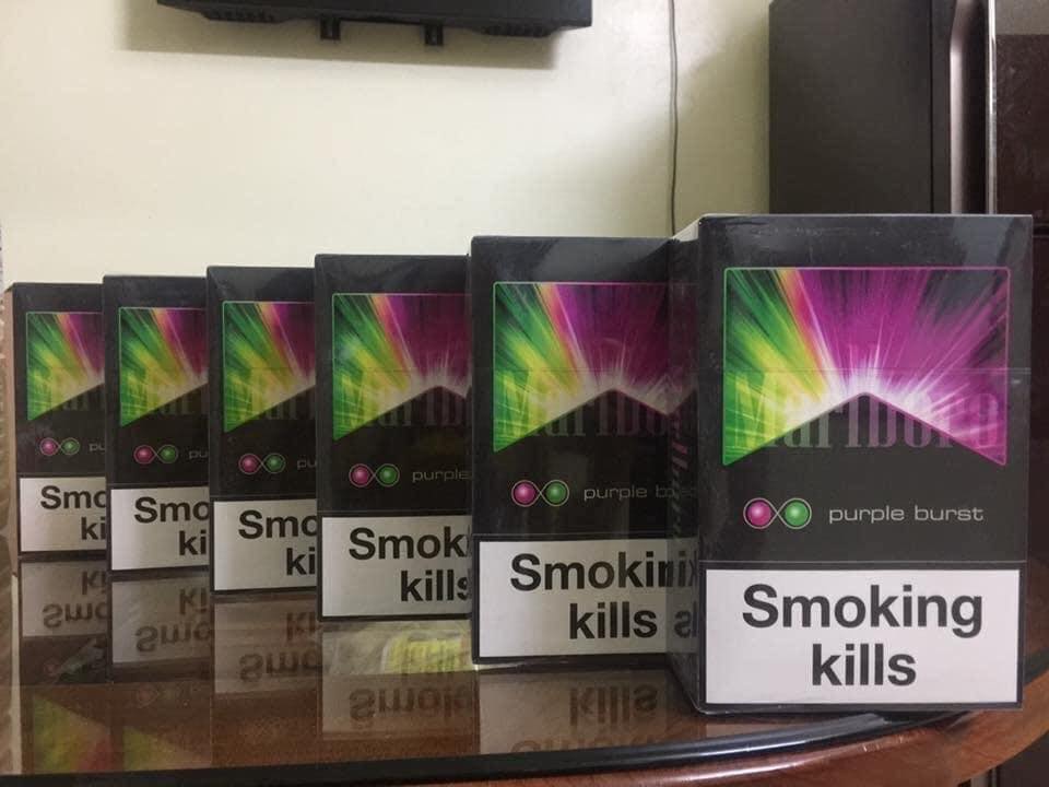 Thuốc Lá Marlboro Purple Burst 2 Bấm Tím Nho Bạc Hà - Ảnh 7