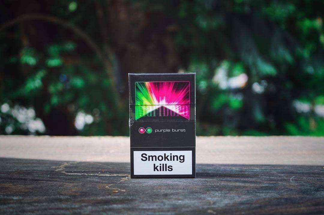 Thuốc Lá Marlboro Purple Burst 2 Bấm Tím Nho Bạc Hà - Ảnh 2