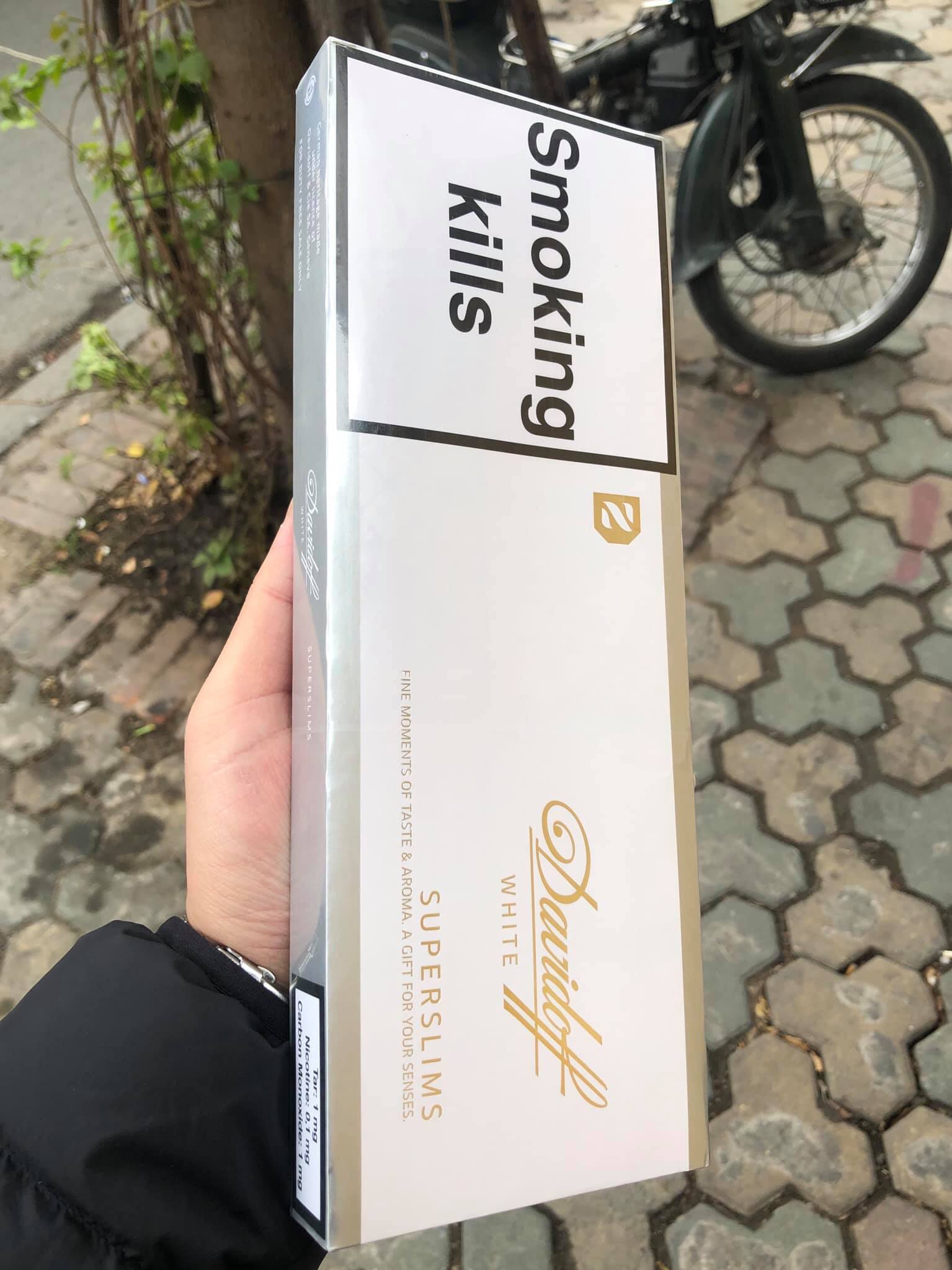 Thuốc Lá Davidoff White Super Slims - Ảnh 4